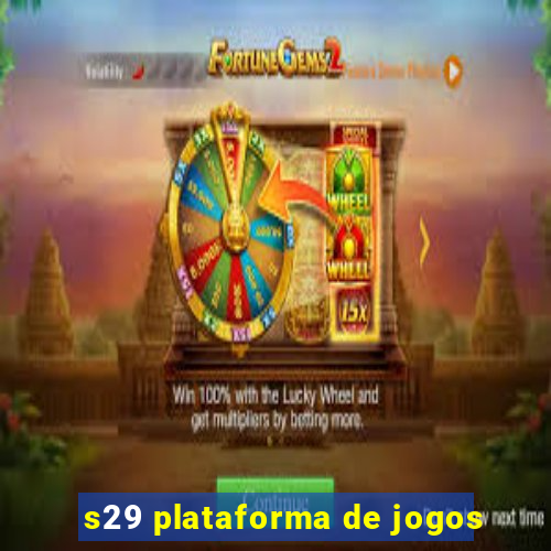 s29 plataforma de jogos